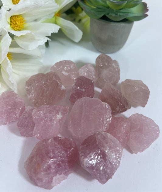 Raw Rose Quartz